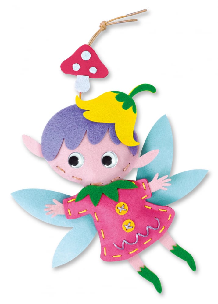 Set creativ de cusut cu tehnica siretului - Primul meu Pandantiv Elf, nivel 3 [3]