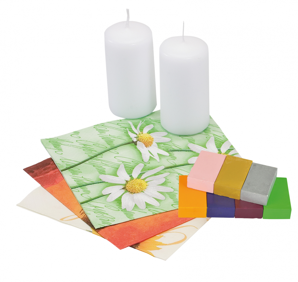 Set creativ de decorat lumanari si servetele, Pebaro, +8 ani [4]