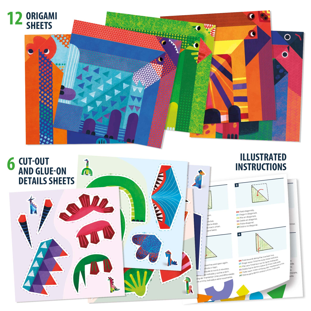 Set creativ de origami - Dinozaur [2]