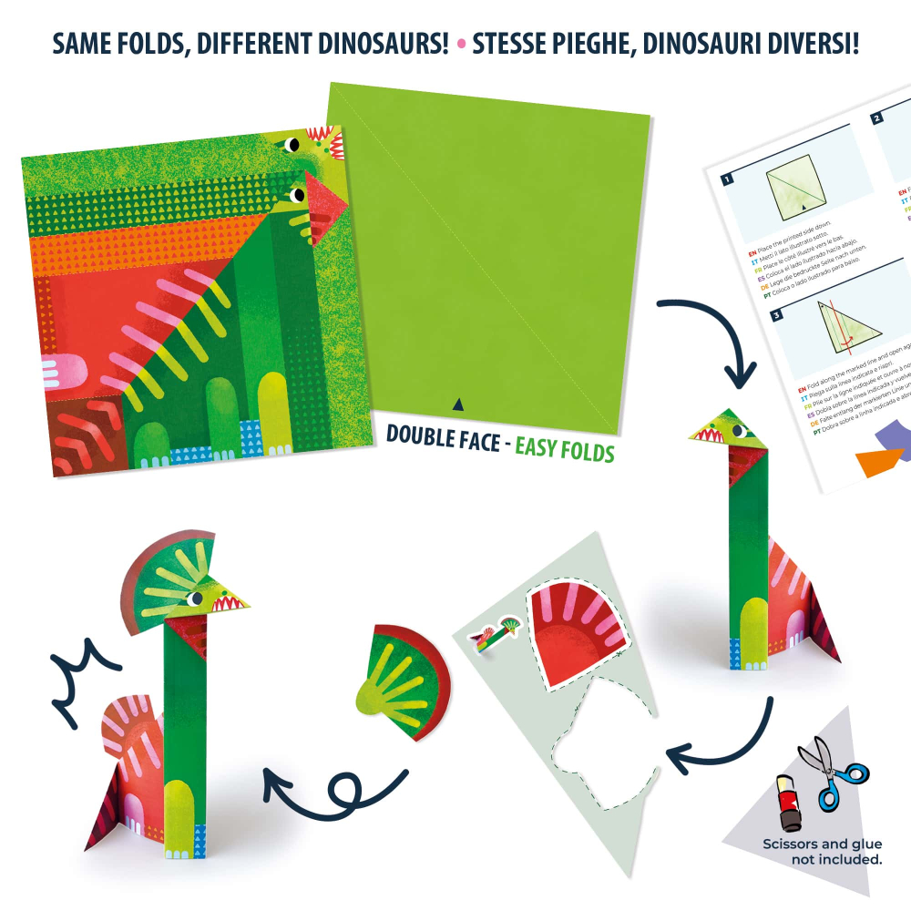 Set creativ de origami - Dinozaur [3]