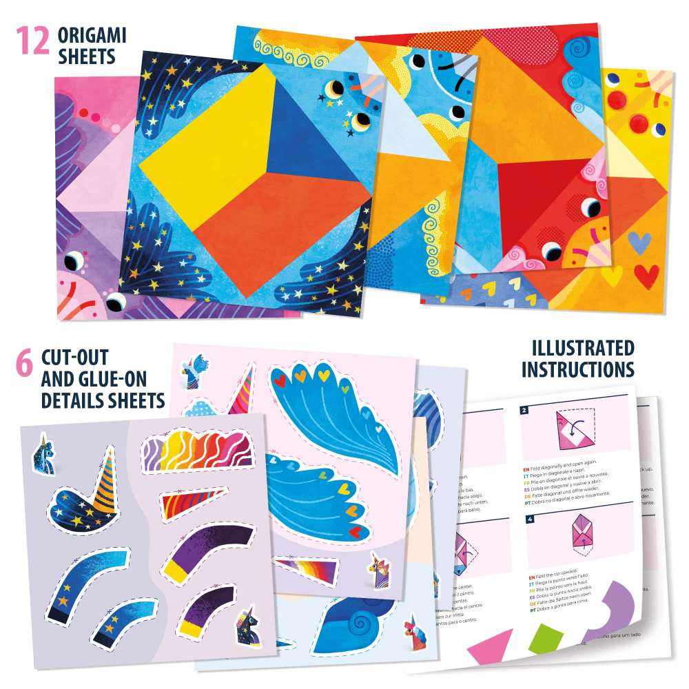 Set creativ de origami - Unicorni [2]