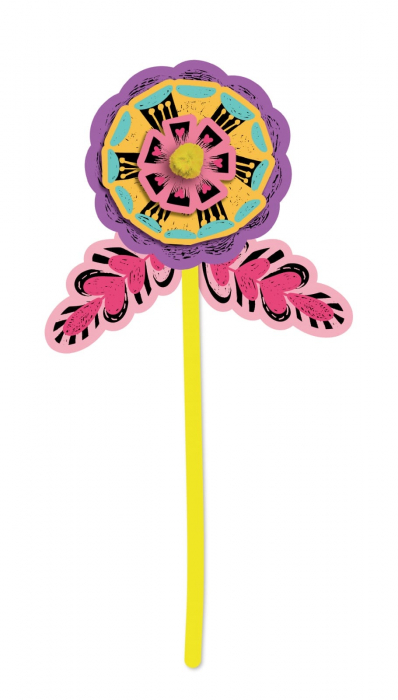Set creativ de razuit Buchet - Flori, + 5 ani [8]