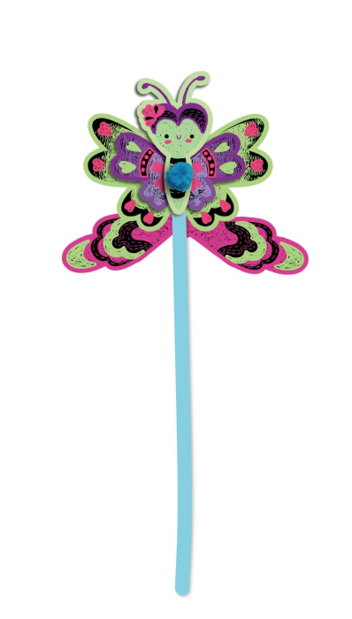 Set creativ de razuit Buchet - Fluture, + 5 ani [5]