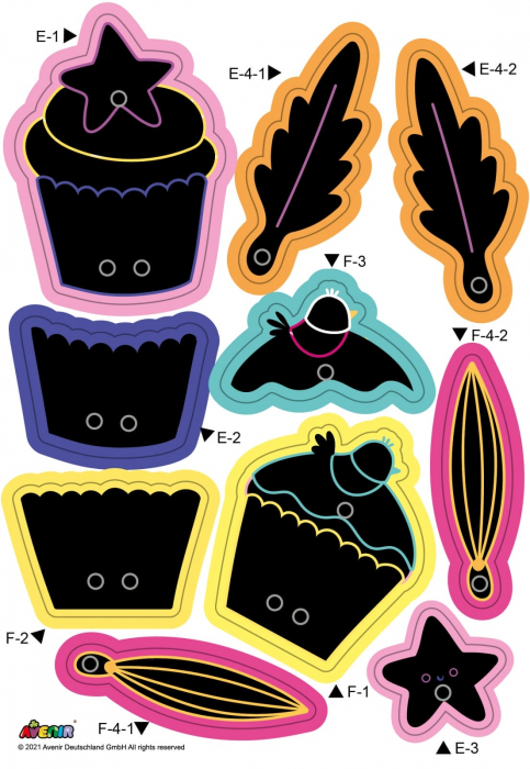 Set creativ de razuit Buchet - Tort, + 5 ani [8]