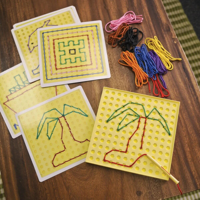 Set creativ - Desenam cu sireturi, Educational Insights, 4 - 7 ani [3]