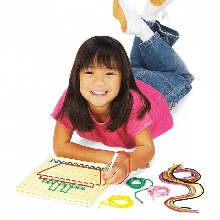Set creativ - Desenam cu sireturi, Educational Insights, 4 - 7 ani [4]