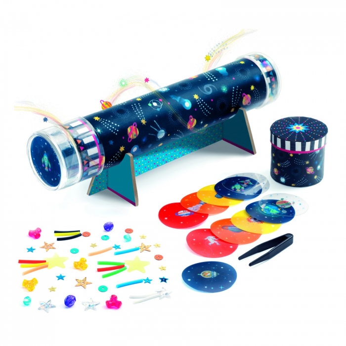 Set creativ DIY Djeco, Cum sa creezi un caleidoscop, 6-7 ani + [4]