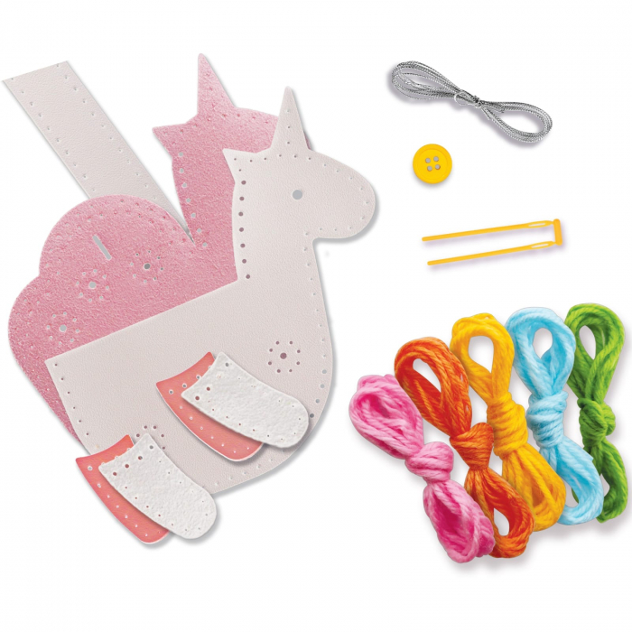 Set creativ - Confecționează-ți propria geantă unicorn, + 5 ani [2]