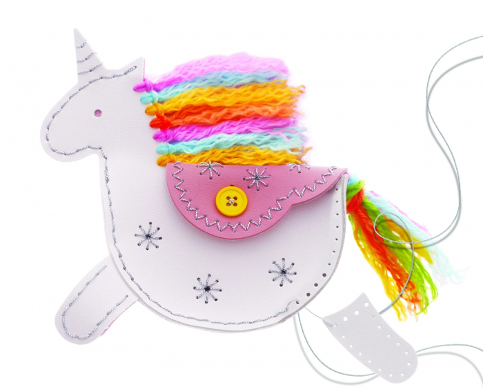 Set creativ - Confecționează-ți propria geantă unicorn, + 5 ani [3]