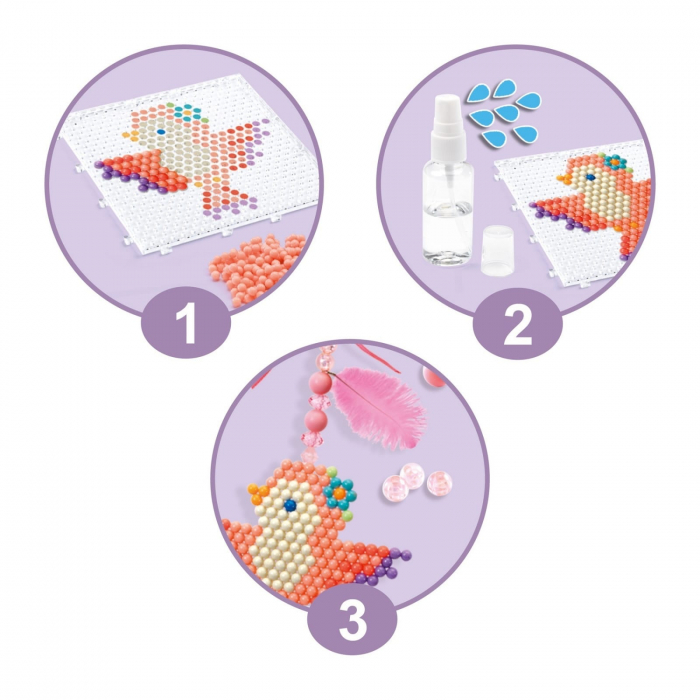 Set creativ Djeco, animale din margele, 6-7 ani + [5]