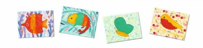Set creativ Djeco, Bebe apasa si picteaza, 1-2 ani + [2]