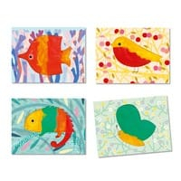 Set creativ Djeco, Bebe apasa si picteaza, 1-2 ani + [5]