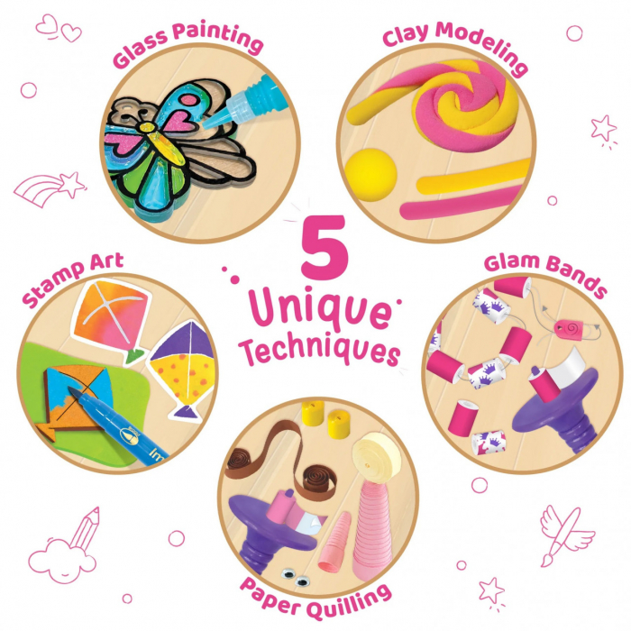 Set Creativ Fabulous Craft, Imagimake, 5 ani+ [3]
