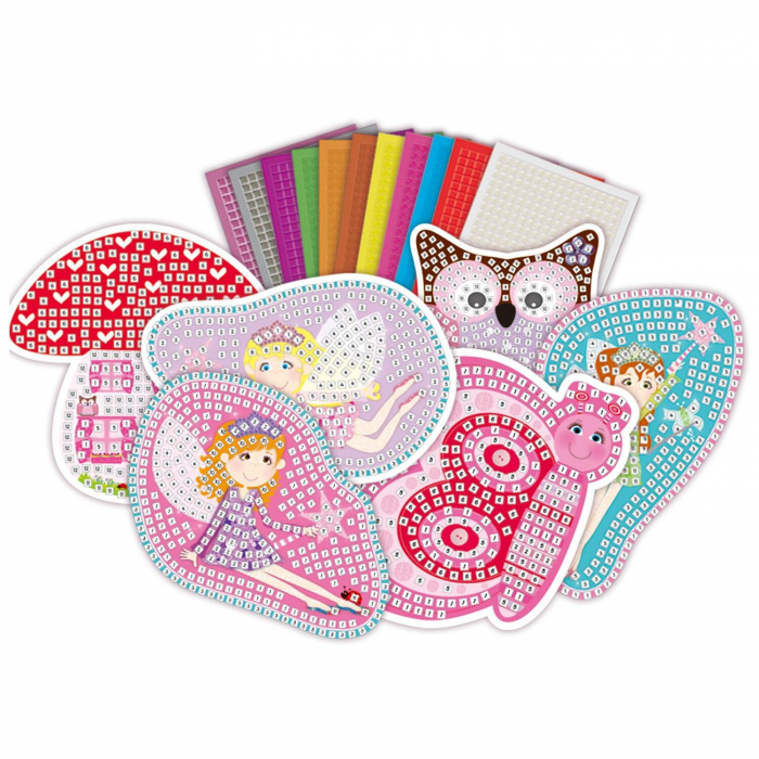 Set creativ - Mozaic Fairy Friends, Galt, 4-5 ani + [5]