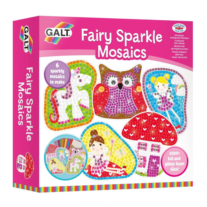 Set creativ - Mozaic Fairy Friends, Galt, 4-5 ani + [6]