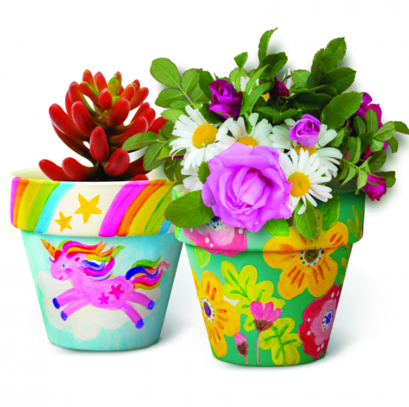 Set creativ - Picteaza propriile ghivece de teracota, +8 ani [3]