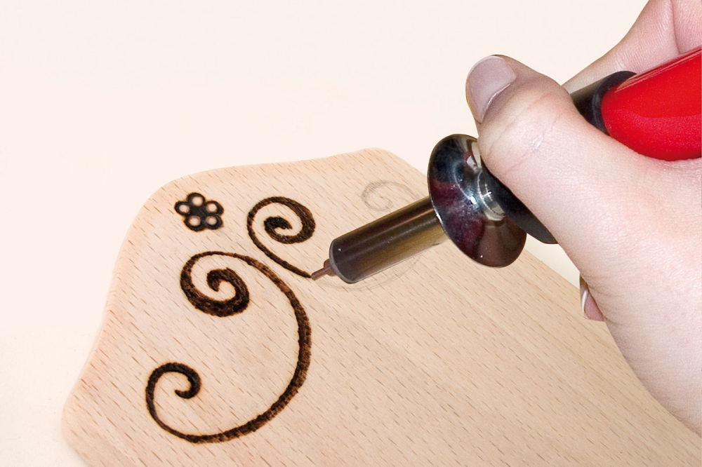 Set creativ pirogravura Dispozitiv 9 varfuri si lemn inclus, Pebaro, +8 ani [3]