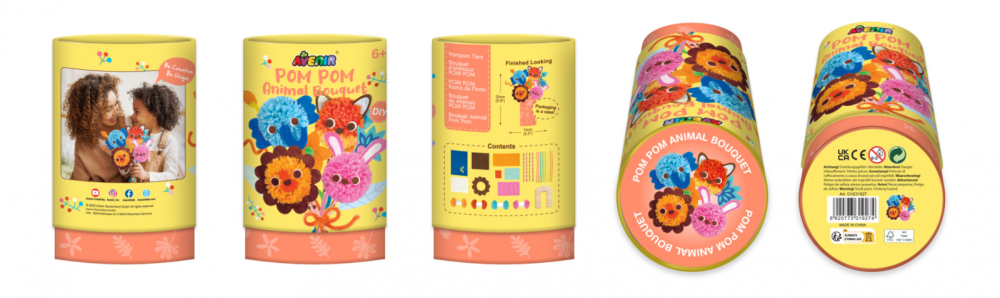 Set creativ Pom Pom - buchet animalute [8]