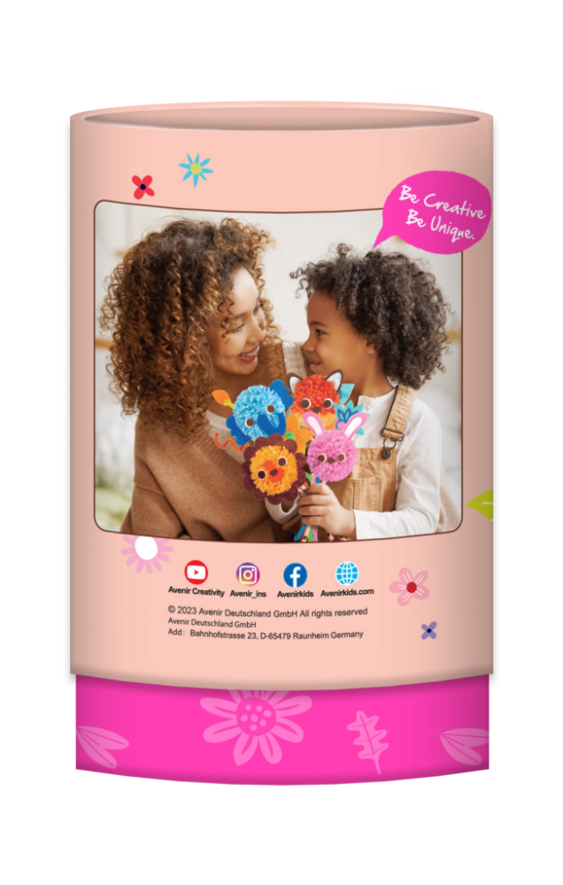 Set creativ Pom Pom - buchet flori [2]