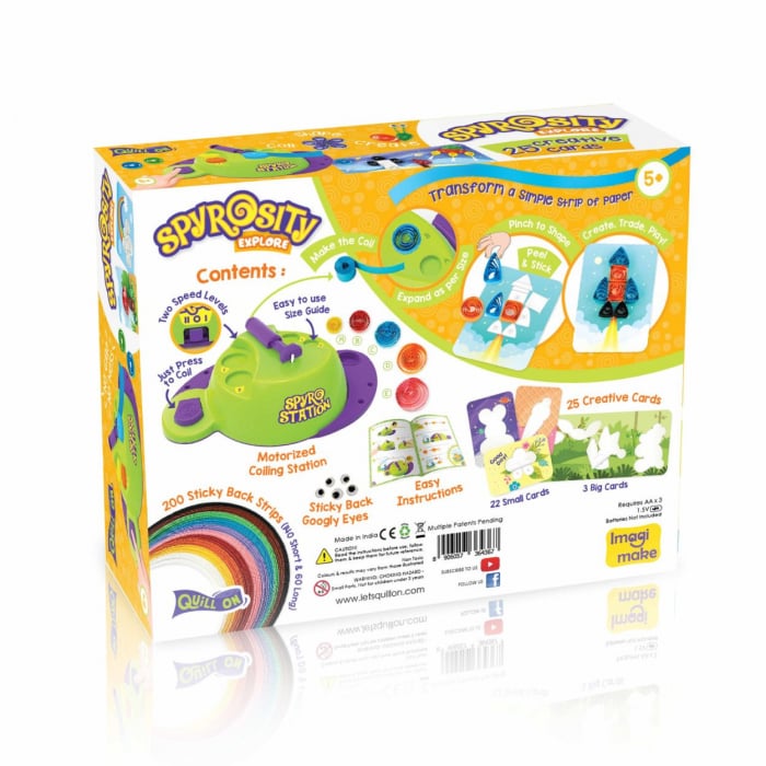 Set Creativ Quilling Spyrosity Explore, Imagimake, 5 ani+ [2]