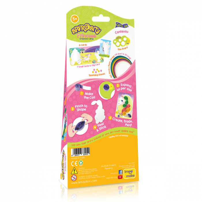Set Creativ Quilling - Spyrosity Princess, Imagimake, 5 ani+ [2]