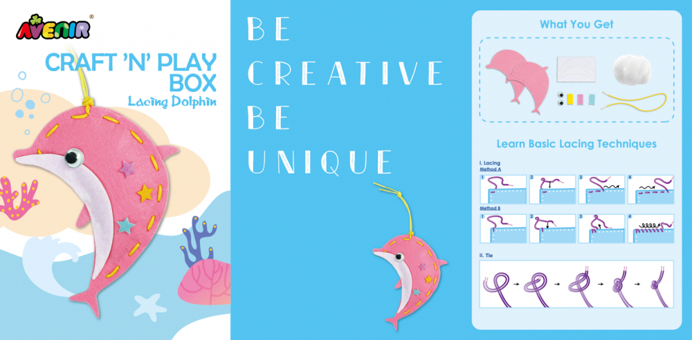 Set creativ XXL de cusut cu tehnica siretului - Craft  N  Play Box [8]