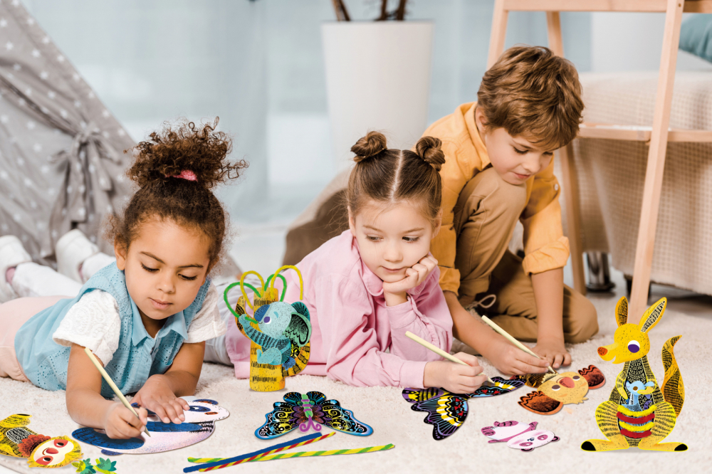 Set creativ XXL de razuit - Craft  N  Play Box [2]