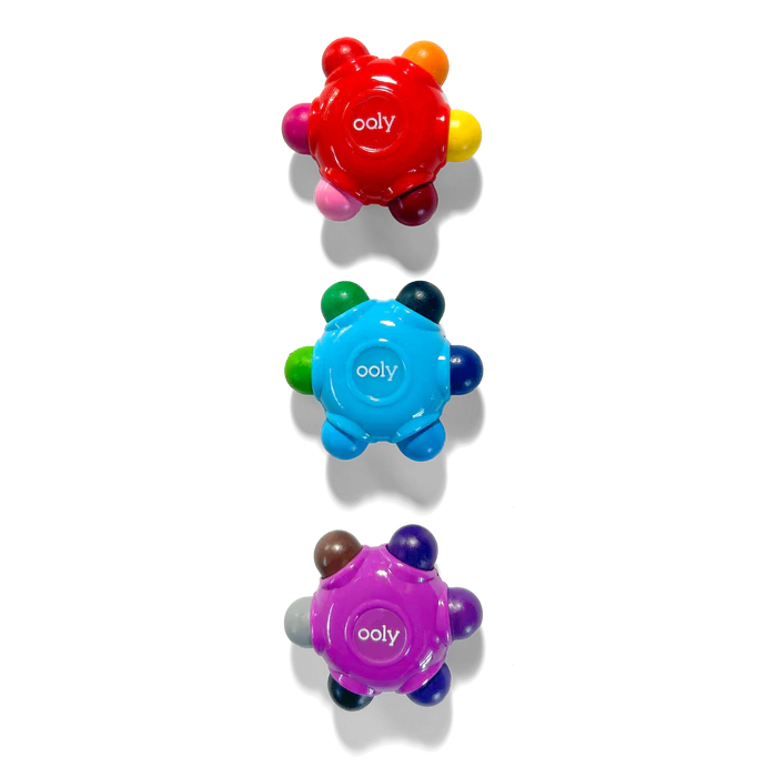 Set creioane cerate multicolore , set de 3   18 culori Grip Crayons [3]