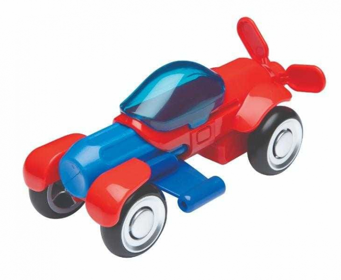 Set cu magneti Stick-O, Vehicule, Clicstoys, 2-3 ani + [5]