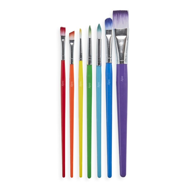 Set de 7 pensule universale, colorate [2]