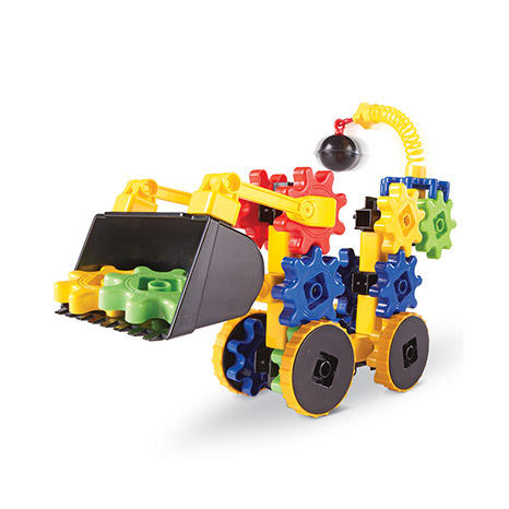 Set de constructie - Gears! Primul meu buldozer, Learning Resources, 4-5 ani + [3]