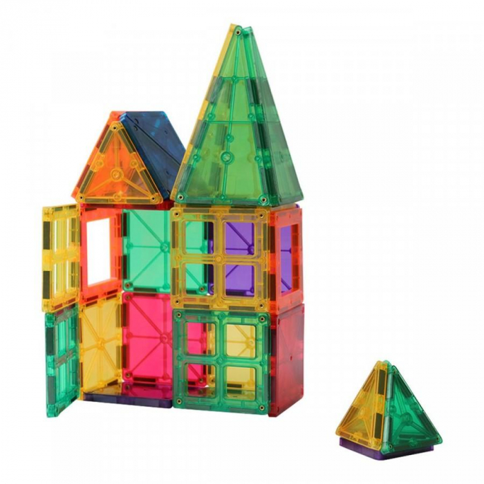 Set de constructie magnetic - 32 piese, MAGPLAYER, 2-3 ani + [4]