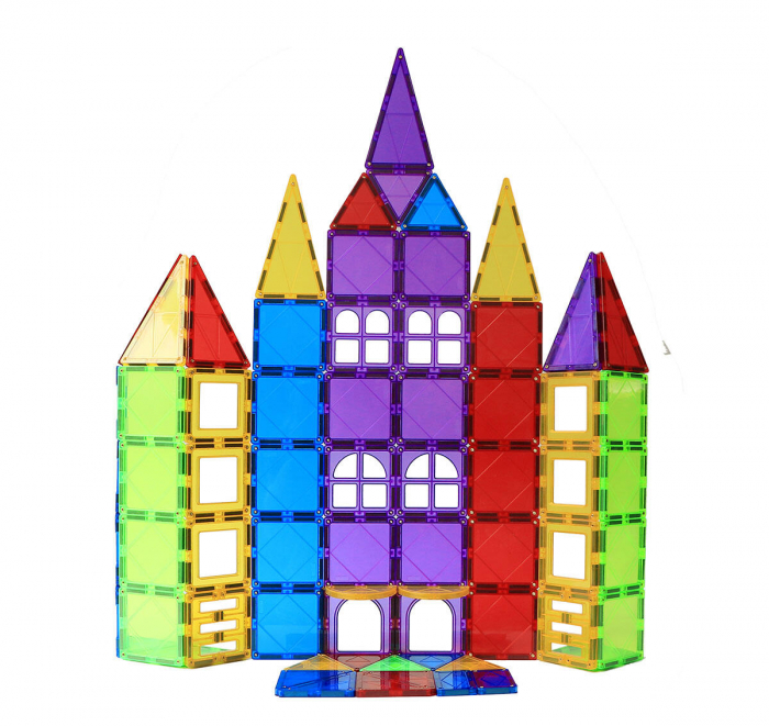 Set de constructie magnetic - 70 piese, MAGPLAYER, 2-3 ani + [5]