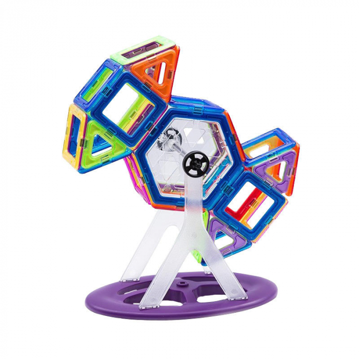 Set de constructie magnetic - 72 piese, MAGPLAYER, 2-3 ani + [2]