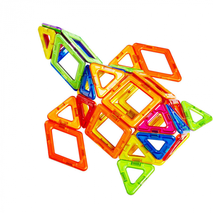 Set de constructie magnetic - 83 piese, MAGPLAYER, 2-3 ani + [2]