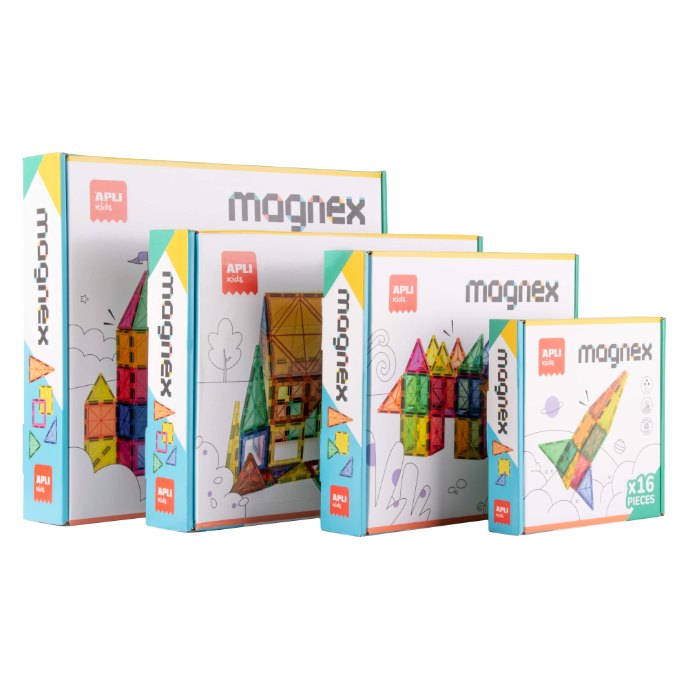 Set de constructie magnetic Magnex, 60 piese, Apli Kids, +6 ani [5]