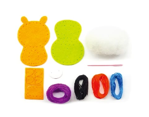 Set de cusut DIY - decoratiune topper pentru creion - Monstrulet, + 5 ani [3]