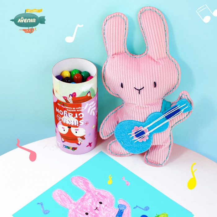 Set de cusut Prietenul Meu Animal - Iepuras Muzical, + 6 ani [2]