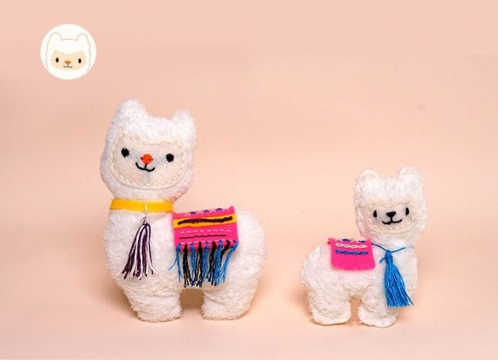 Set de cusut Prima Mea Papusa, Lama, + 6 ani [4]