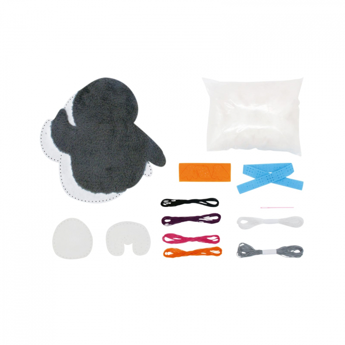 Set de cusut Prima Mea Papusa, Pinguin, + 6 ani [4]