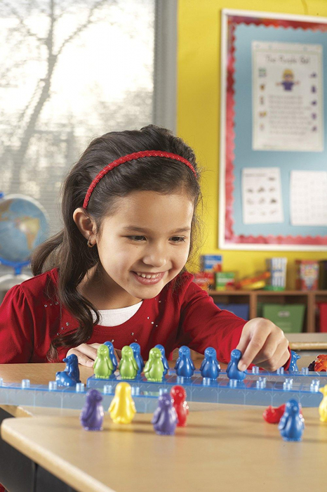 Set de matematica - pinguinii pe gheata, Learning Resources, 4-5 ani + [6]