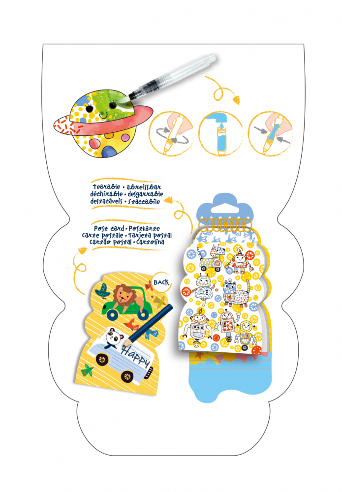 Set de pictura cu apa - Aventura, Haku Yoka [9]