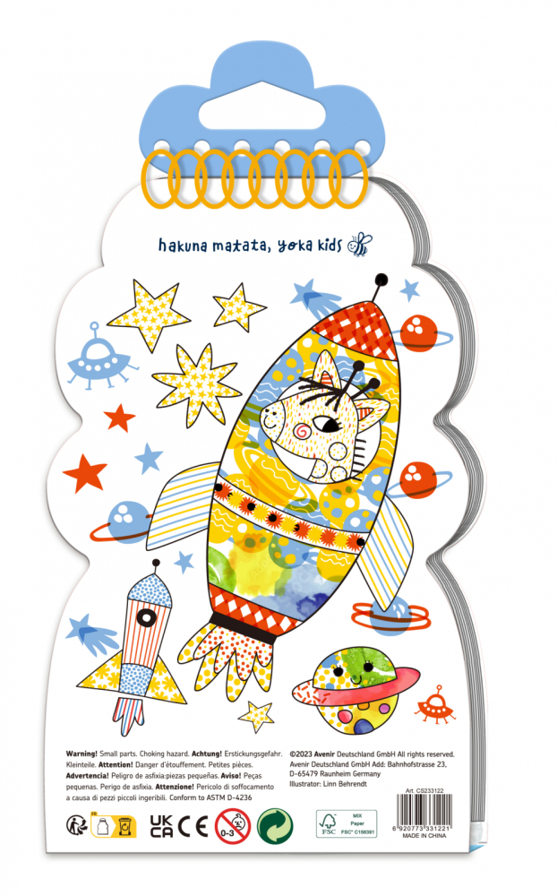 Set de pictura cu apa - Aventura, Haku Yoka [8]