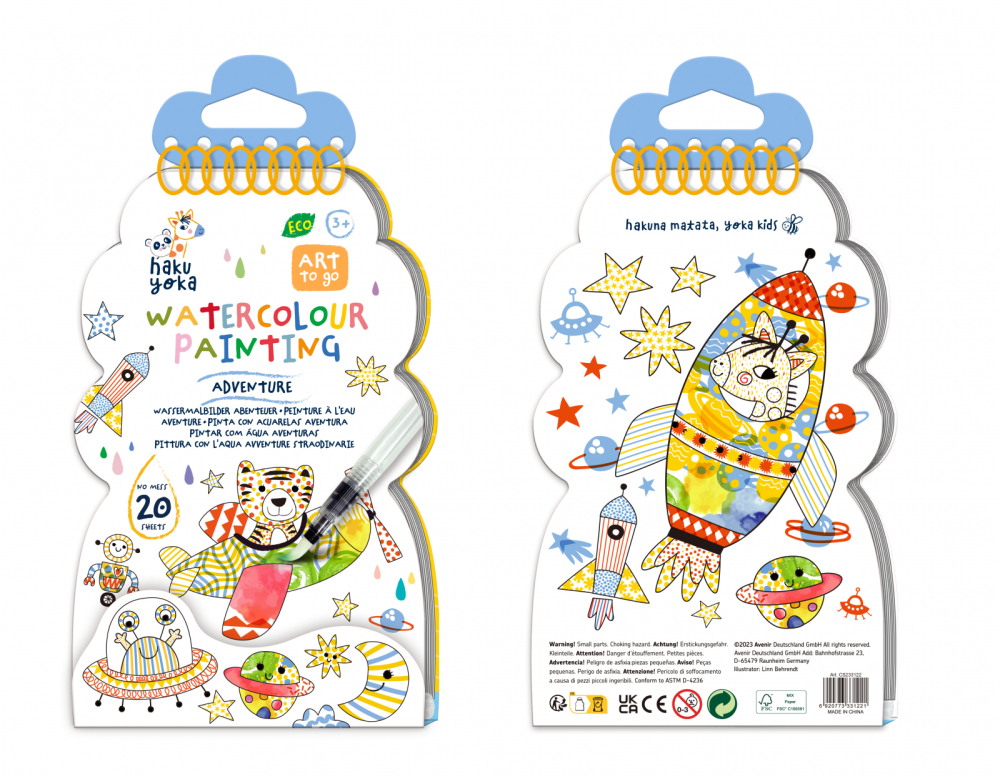 Set de pictura cu apa - Aventura, Haku Yoka [7]