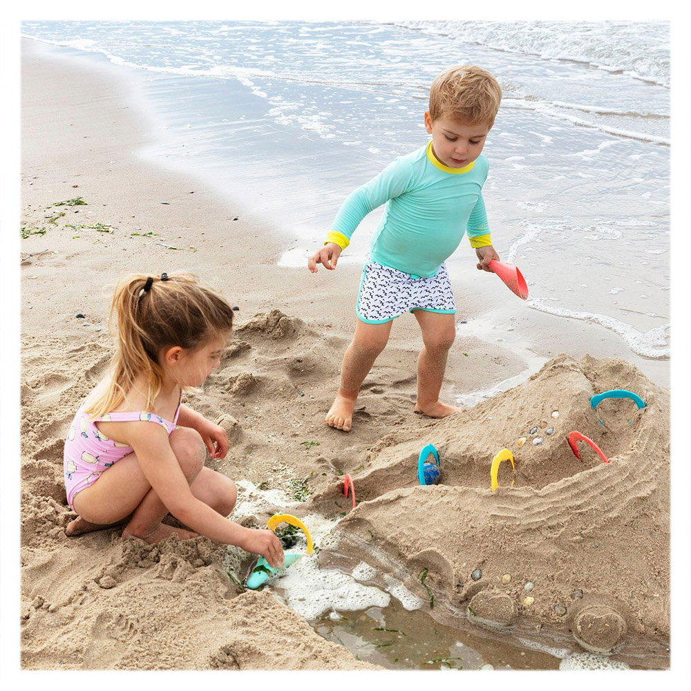 Set de plaja Triplet, jucarii multifunctionale, Quut Toys [2]