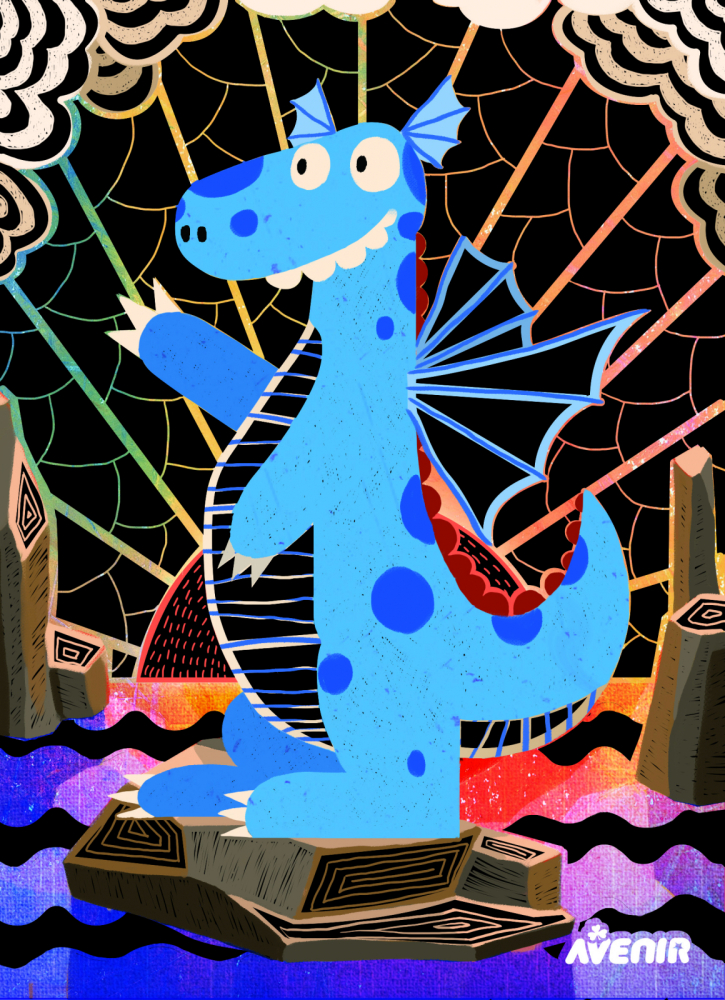 Set de razuit - 4 Dragoni magici [6]