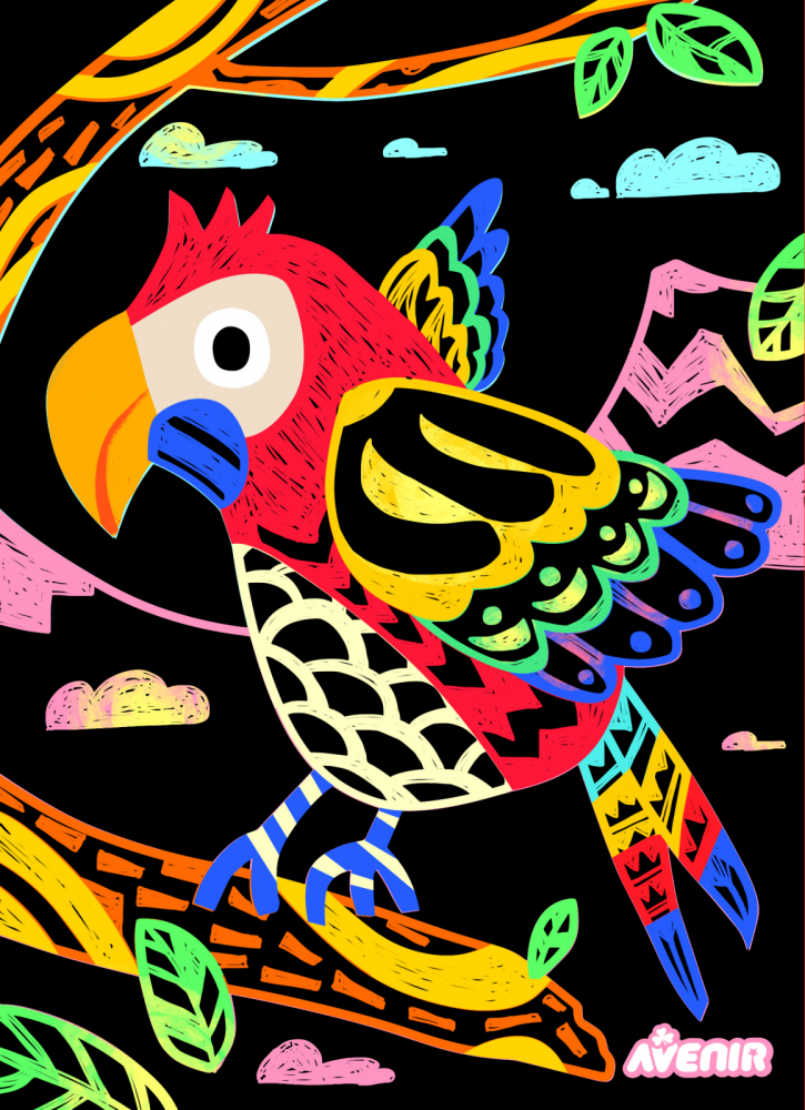 Set de razuit - 4 Pasari Magice [4]