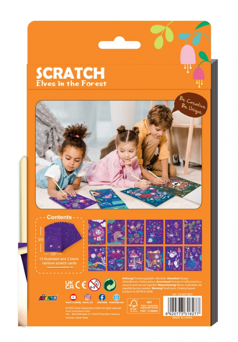 Set de razuit A5 - Elfi in padure, + 5 ani [6]