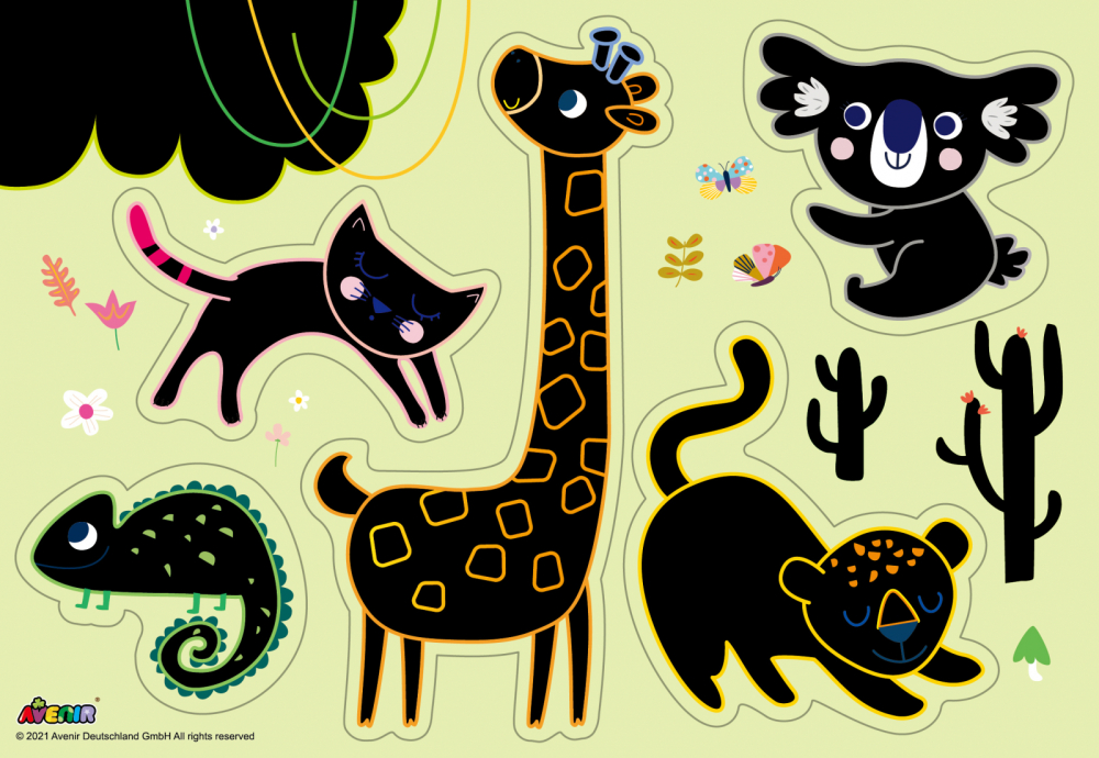 Set de razuit -Animale preferate Nivel 1 [5]