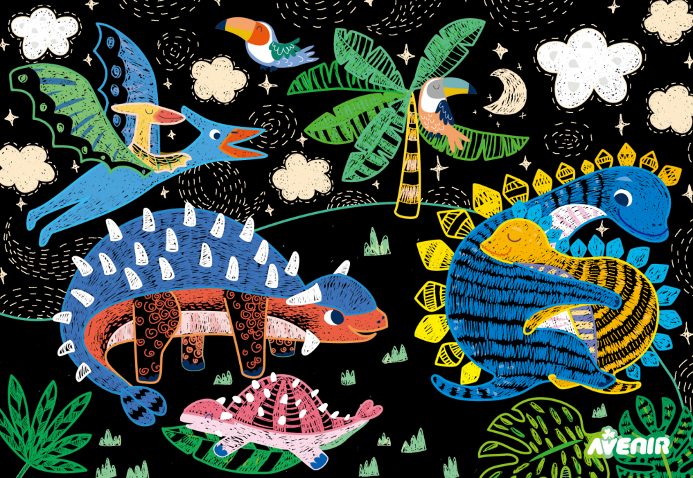 Set de razuit  -Dinozauri Nivel 3 [4]